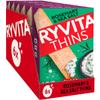 Ryvita Rosemary & Sea Salt Thins | Dipping, Snacking, Sharing | Fibre | Healthy | 6 PACKS of 125g view 1