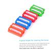 1pc Double Brush Handheld Carpet Table Brush Plastic Sweeper Crumb Dirt Cleaner Roller Tool Home Cleaning Brushes Accessaries Random Color view 3