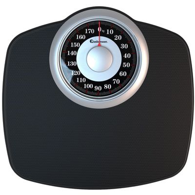 Adamson A25 KG Bathroom Scales - Up to 180kg, Anti-Skid Rubber Surface, Extra Large Numbers - High Precision Weighing Scales for Body Weight - Durable with 20-Year Assurance - New Version
