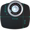 Adamson A25 KG Bathroom Scales - Up to 180kg, Anti-Skid Rubber Surface, Extra Large Numbers - High Precision Weighing Scales for Body Weight - Durable with 20-Year Assurance - New Version view 2