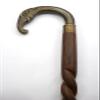 36'' Canes and Walking Sticks in Natural Wood with Elephant Trunk Shaped Brass Handle - Wooden Decorative Walking Cane Fashion Statement Gifts for Men/Women/Seniors/Grand Parents view 3