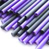 150mm x 4.5mm Purple Potion Plastic Lollipop Sticks (Purple & Black) - (20 Pk) 500 Pcs view 1