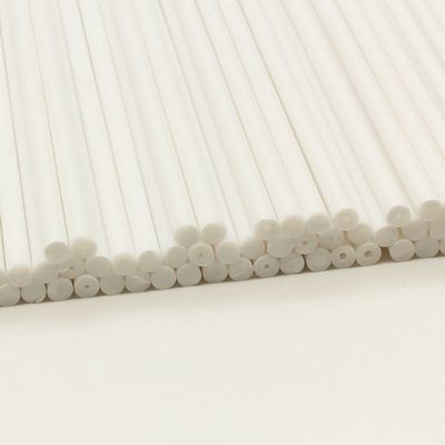 Plastic Lollipop Sticks - 114mm x 4mm Pack of 50 (White)
