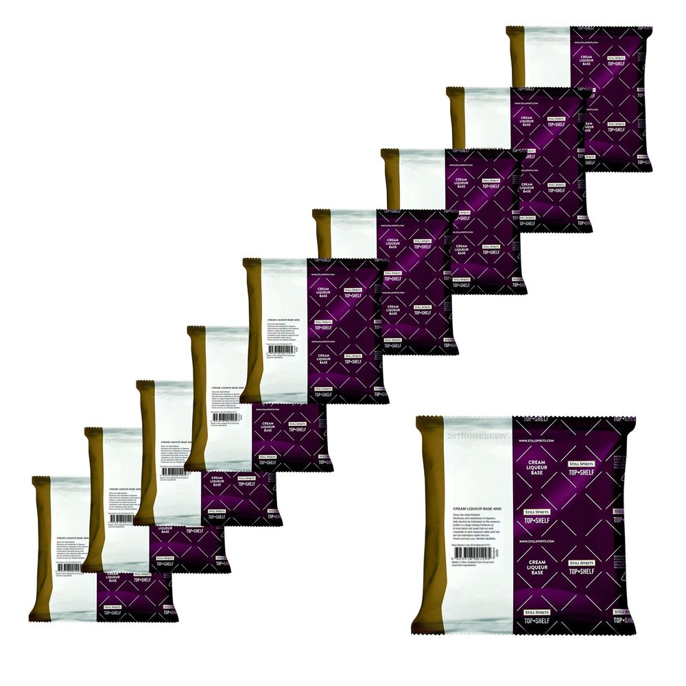 10x Still Spirits Top Shelf Cream Liqueur Base 400g