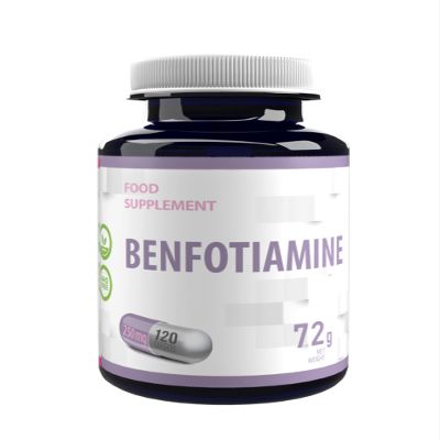 Hepatica Benfotiamine 250mg  120 Vegan Capsules | High-Strength Vitamin B1 | 3rd Party Lab Tested | Gluten-Free, Non-GMO