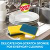 Scotch-Brite Delicate Non-Scratch Scrub Sponge, 12 Pieces - Ideal Everyday Washing up Sponge for Kitchen, Bathroom, and Household, use on Non-Stick Cookware and Glass view 2