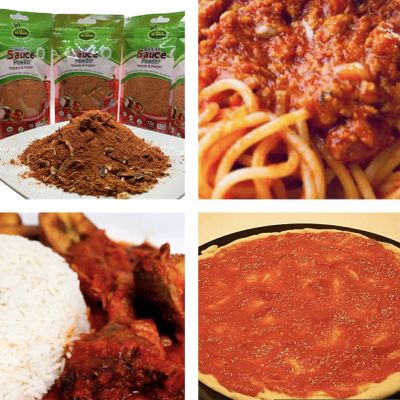 Desire Stew Mix Powder - (Pack of 5 x 72g Dried Sauce/Stew/Soups/Jollof Rice Sauce)