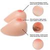 DFGGE Self Adhesive Silicone Breast Forms Water Drop Shape, Nude Complexion Fake Boobs Prosthetic Breast for Transgender, Mastectomy, Crossdressers, And Cosplay,B~cup600g/pair view 2