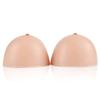 DFGGE Silicone Breast Form- Pair, Lifelike Water Drop Shape Prosthetic Fake Boobs for Crossdresser Cosplay Transgender Mastectomy Prosthesis,DD~cup1200g/pair view 3
