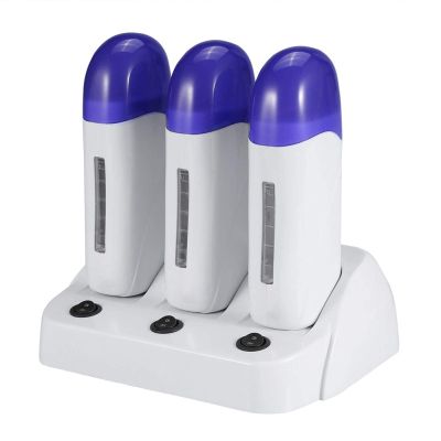 Wax Warmer, Wax Cartridge Heater, 3 Types Cartridge Wax Depilatory Roller Warmer Heater Waxing Body Hair Removal Machine(03# UK)