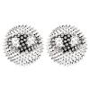 CUSROS 1 Pair Magnetic Hand Fitness Ball Pin Mini Health Physiotherapy Hand Acupuncture Ball Golden 4.7cm view 1