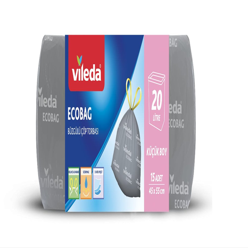 Vileda Drawstring Garbage Bag (S)