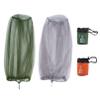 2 Pack Mosquito Head Net Midge Net Head Cover for Outdoor Hiking Fishing Camping Green and Grey view 1