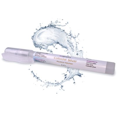 Colloidal Silver Spray 6ml | 12-16ppm in Purified Water | Compact Easy-Use Pen with Clip | UK Made Vegan Friendly Liquid