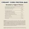 MaxiNutrition Creamy Core Protein Bar - Snack - Fat-Free, Low in Sugar - 15g Protein - Strawberry Yoghurt, 186 kcal per Serving, 12 x 45g view 2