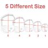 5pcs/Set Shower Salon Mustache Beard Styling Template Shaving Shave for Beard Shape Style Barba Comb Care Tool view 2