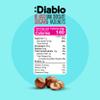 Diablo Dark Chocolate with Hazelnuts, No Added Sugar Dark Chocolate Bar - Maltitol Sweetened, Gluten-Free Snack for All - Celebrate Any Occasion, Birthdays, Valentines, Anniversary - 85g, 6 Packs view 2