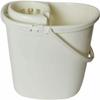 14 Litre Plastic Socket mop Bucket Cleaning Buckets & Bowls (Cream) view 1