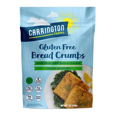 Carrington Farms - Gluten Free Lupin Bean Crumbs - Made with Lupin Bean and Cassava - Italian Seasoned