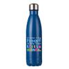 Teachers Gift - It Takes a Big Heart to Help Shape Little Minds Birthday Gift End of Term 500 ML-17 OZ Double Walled Insulated Stainless Steel Cola Bottle. (Dark Blue) view 1
