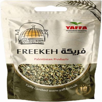 Yaffa  Premium Whole Grain Greenwheat Palestinian Freekeh (250 g) - Vegan  Rich in Protein  Source of Fibre  GMO-Free - Enjoy Delicious & Nutrient-Rich Freekeh from Palestine with Every Meal
