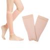 Agatige Varicose Veins Socks, 20-32mmhg Open Toe Medical Compression Socks for Women & Men Pressure Calf Compression Sleeve Socks for Swelling, Shin Splint - Skin Tone (M) view 1