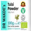 DR WAKDE'S Organic Tulsi Powder (Holy Basil | Ocimum Sanctum) - 100g (3.5oz) | Pure, Raw & Dried Powder | Ayurvedic Herb | Vegan | Nothing Added, Nothing Removed | Same Day Dispatch view 3