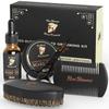Red-Blooded Beard Grooming Kit for Men with Oil Balm Brush Comb view 1