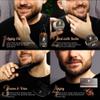 Red-Blooded Beard Grooming Kit for Men with Oil Balm Brush Comb view 3