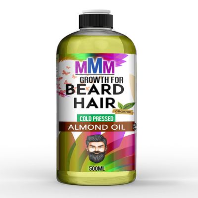 Organic Beard Oil Promotes Growth Fuller Thicker Beard 100% Natural Oils UK (500ML)