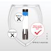 Sinocare Safe Accu2 Blood Sugar Test Strips, 100pcs Blood Glucose Test Strips & 100pcs Twist Lans., Blood Test Strip for Safe Accu2 Blood Glucose Monitor view 2