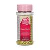 FunCakes Sugar Pearls Medium Metallic Gold: Cake Sprinkles, Great Taste, Perfect for Cake Decorating, Edible Sugar Pearls. 80 g. view 1