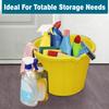14L Litre Strong Plastic Builders Bucket 3 Gallon Multipurpose Storage Construction With Metal Handle & Spout For Cleaning Animal Feed Mixing Home & Garden (Made in UK) (1, Yellow) view 4