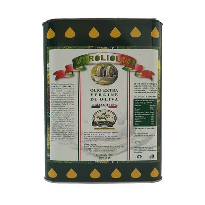 3 cans of 3 liters: - Oil obtained only from The Mechanical Processing of The Olives