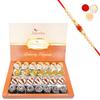Jaiccha Ghasitaram Rakhi Gifts for Brothers Dryfruit Fancy Sweets 800 GMS with Beads Rakhi view 1