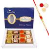 Jaiccha Ghasitaram Rakhi Gifts for Brothers Assorted 4 Bites Box 12 pcs with Beads Rakhi view 1