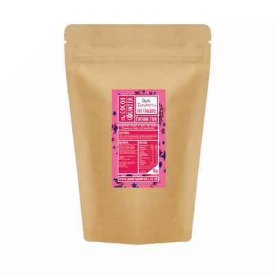 1kg Dark Raspberry Hot Chocolate Flakes (Parisian Style)