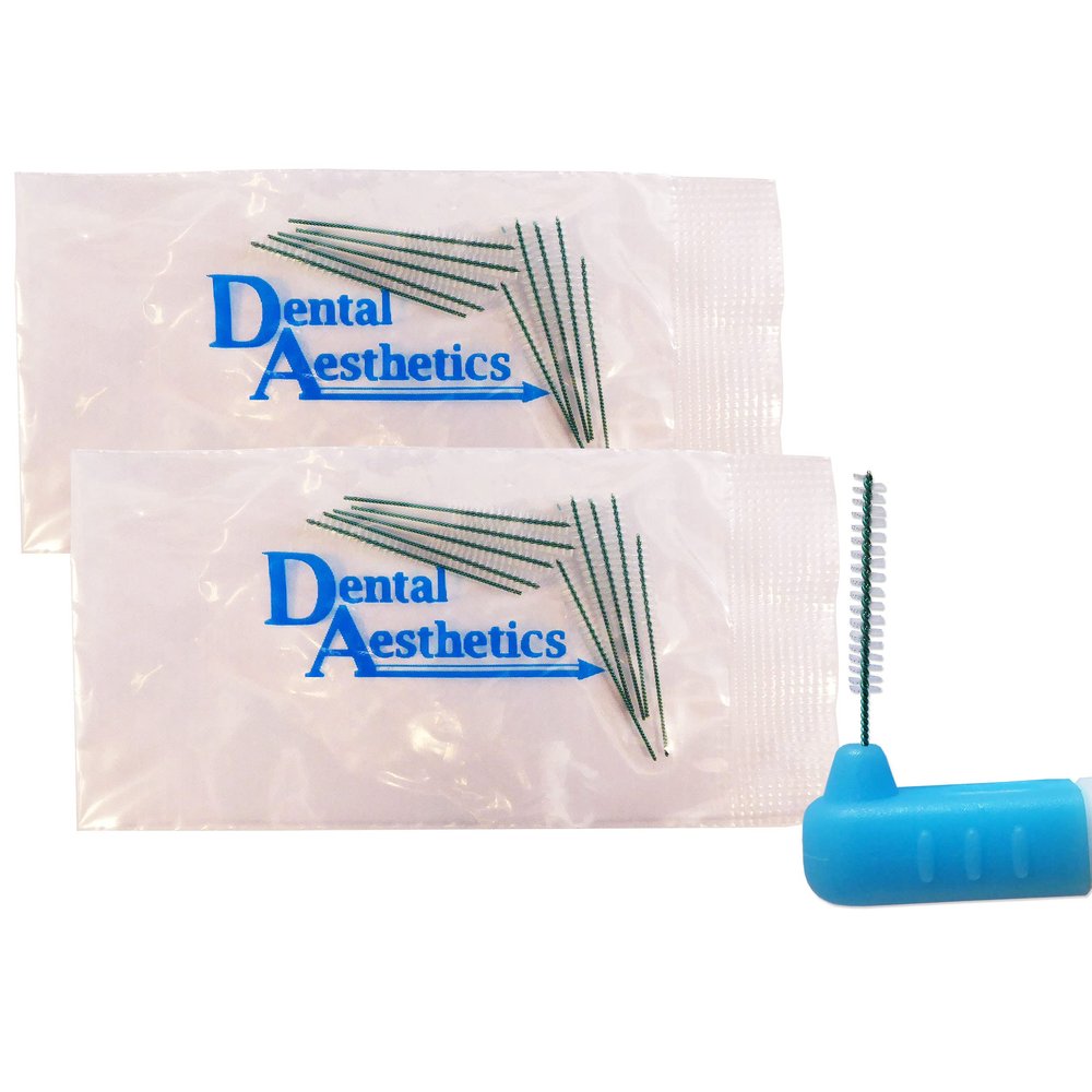 Brace Brush Refills 0.45mm, Heads ONLY ~ Interspace Orthodontic Toothbrush for Braces (16 Refills)