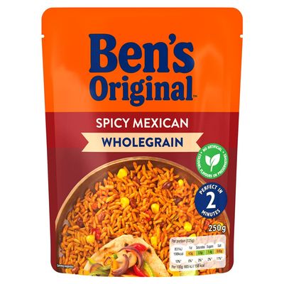 Ben's Original Spicy Mexican Wholegrain Rice, 250g