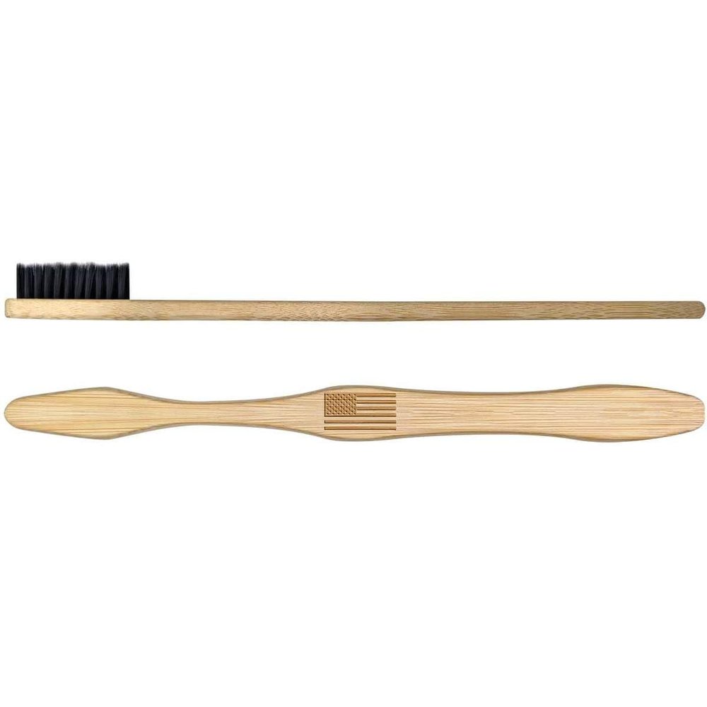 Azeeda 'American Flag' Bamboo Toothbrush (TF00010016)