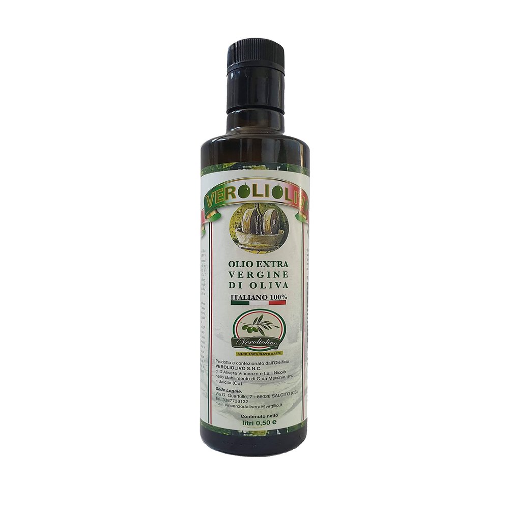 6 Bottles of 0.50 liters - Oil obtained only from The Mechanical Processing of The Olives. with Anti-Refill Cap
