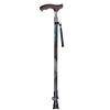 Chillers Carbon Fiber Wood Walking Cane with T Handle Walking Sticks Tourism Cane Trekking Nordic Walking Pole Hiking Crutches for Elderly, Men, Women, Seniors & Handicap (Color : Black) view 1