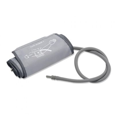 Blood Pressure Monitor Cuff Replacement, Electric Sphygmomanometer Cuff, Upper Arm Cuff Blood Pressure Machine Accessory 22-32cm (Silvery Gray)
