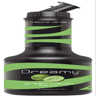 Dreamy Green Melon Pulp 95cl cocktail syrup, made with fresh Cherry from concentrate, Prepare Cocktails Syrups, Mocktail Syrups, Smoothies, milkshakes