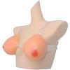 DFGGE 500-2000g A-FF Cup Strap on Silicone Breast Forms Nude Teardrop Prosthetic With Front Buckle Fake Boobs for Transgender, Mastectomy, Crossdressers and Cosplay,S(A~Cup/500g)