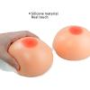 DFGGE 500-2000g A-FF Cup Strap on Silicone Breast Forms Nude Teardrop Prosthetic With Front Buckle Fake Boobs for Transgender, Mastectomy, Crossdressers and Cosplay,S(A~Cup/500g) view 3