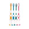 Kids Toothbrushes 3-5 Toddler Children's Manual Toothbrushes 2-3 Years Soft Bristles Kids Toothbrush for Boys Girls Child 2-5 Years 4 Pack view 1