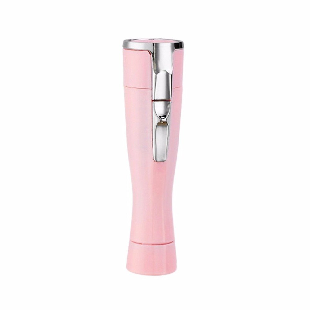 1Pcs Electric Lady Shaver, ABS Portable Waterproof Pink Facial Hair Removal, Painless Hair Remover Shaver for Ladies, Women's Electric Shaver Razor for Body, Face, Leg, Bikini Line