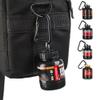 Omana Protein Powder Storage Container to go, Portable Supplement Container with Funnel & Keychain for Travel Gym Workout Fitness, BPA Free (Black, 100 ml) view 4