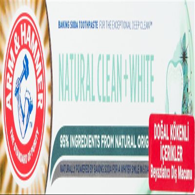 Arm&Hammer Natural Origin Ingredients & Whitening Toothpaste 1 Pack (1 x 1 Piece)